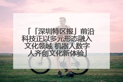 「深圳特区报」前沿科技正以多元形态融入文化领域 机器人数字人齐创文化新体验