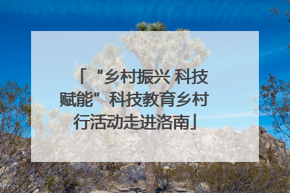 “乡村振兴 科技赋能”科技教育乡村行活动走进洛南