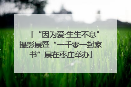 “因为爱·生生不息”摄影展暨“一千零一封家书”展在枣庄举办