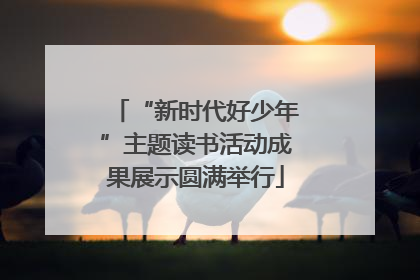 “新时代好少年”主题读书活动成果展示圆满举行
