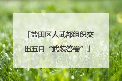 盐田区人武部组织交出五月“武装答卷”
