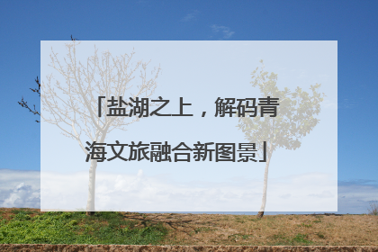 盐湖之上，解码青海文旅融合新图景