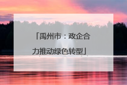 禹州市：政企合力推动绿色转型