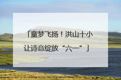 童梦飞扬！洪山十小让诗意绽放“六一”