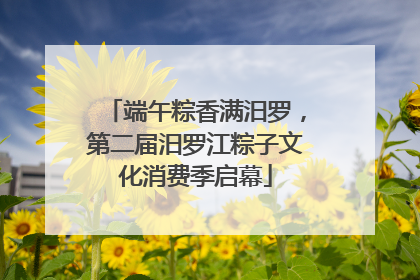 端午粽香满汨罗，第二届汨罗江粽子文化消费季启幕