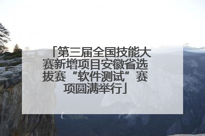 第三届全国技能大赛新增项目安徽省选拔赛“软件测试”赛项圆满举行