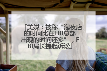 美媒：被称“泡夜店的时间比在FBI总部出现的时间还多”，FBI局长提起诉讼
