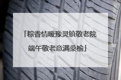 粽香情暖豫灵镇敬老院 端午敬老意满桑榆
