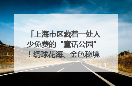 上海市区藏着一处人少免费的“童话公园”！绣球花海、金色秘境……地铁直达→