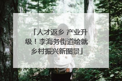人才返乡 产业升级！李海务街道绘就乡村振兴新图景