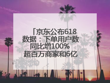 京东公布618数据：下单用户数同比增100% 超百万商家和6亿消费者受益AI