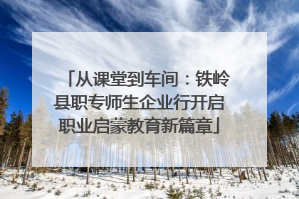 从课堂到车间：铁岭县职专师生企业行开启职业启蒙教育新篇章