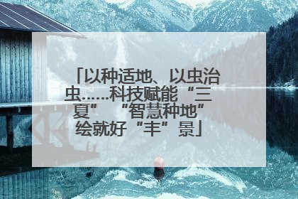 以种适地、以虫治虫……科技赋能“三夏” “智慧种地”绘就好“丰”景