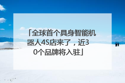 全球首个具身智能机器人4S店来了，近30个品牌将入驻