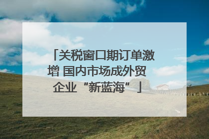 关税窗口期订单激增 国内市场成外贸企业“新蓝海”
