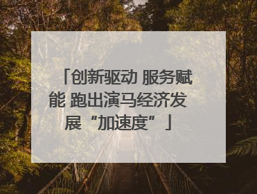 创新驱动 服务赋能 跑出演马经济发展“加速度”