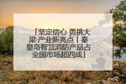 坚定信心 勇挑大梁·产业新亮点丨秦皇岛智慧消防产品占全国市场超四成