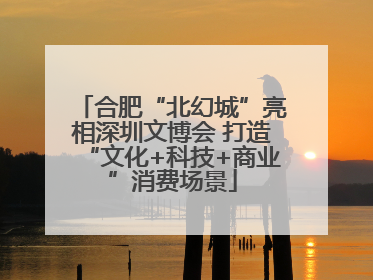 合肥“北幻城”亮相深圳文博会 打造“文化+科技+商业”消费场景