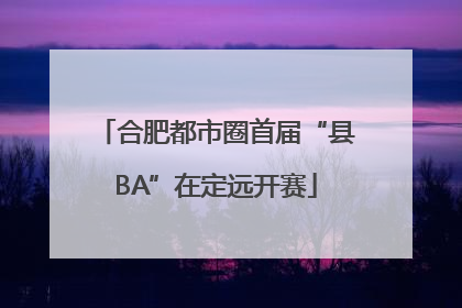 合肥都市圈首届“县BA”在定远开赛