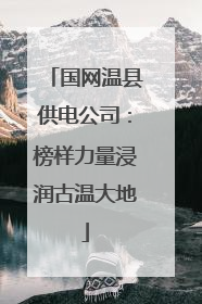 国网温县供电公司：榜样力量浸润古温大地