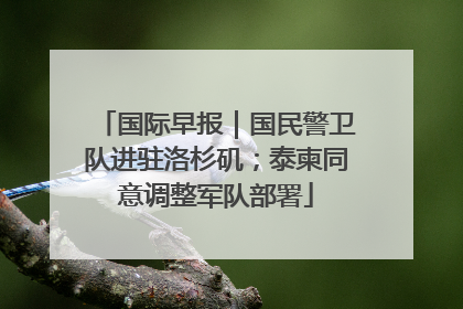 国际早报｜国民警卫队进驻洛杉矶；泰柬同意调整军队部署