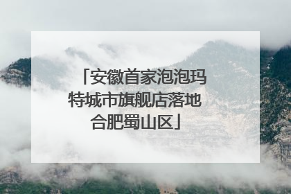 安徽首家泡泡玛特城市旗舰店落地合肥蜀山区