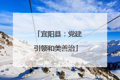 宜阳县：党建引领和美善治