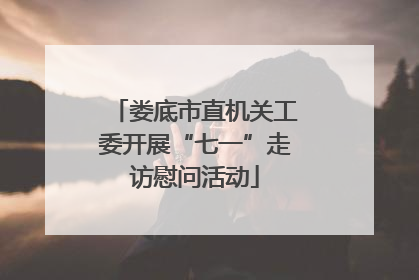 娄底市直机关工委开展“七一”走访慰问活动