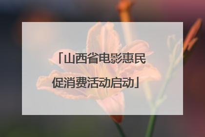 山西省电影惠民促消费活动启动