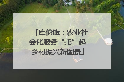 库伦旗：农业社会化服务“托”起乡村振兴新图景