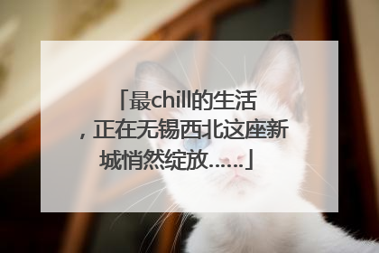 最chill的生活，正在无锡西北这座新城悄然绽放……