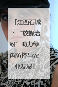 江西石城：“放蜂治蚜”助力绿色防控与农业发展