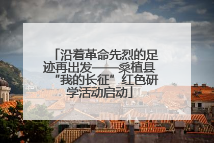 沿着革命先烈的足迹再出发——桑植县“我的长征”红色研学活动启动