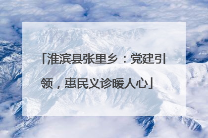 淮滨县张里乡：党建引领，惠民义诊暖人心