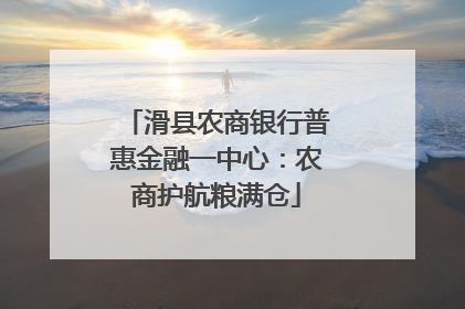 滑县农商银行普惠金融一中心：农商护航粮满仓