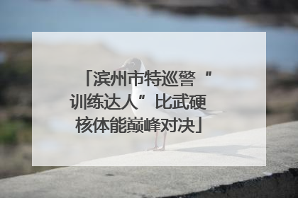 滨州市特巡警“训练达人”比武硬核体能巅峰对决