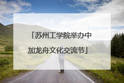 苏州工学院举办中加龙舟文化交流节