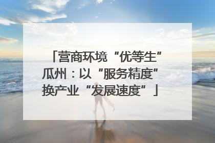 营商环境“优等生”瓜州：以“服务精度”换产业“发展速度”