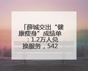 薛城交出“健康瘦身”成绩单：1.2万人兑换服务，5421人养成健康打卡习惯