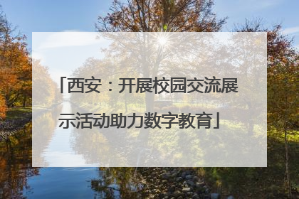 西安：开展校园交流展示活动助力数字教育