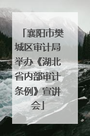 襄阳市樊城区审计局举办《湖北省内部审计条例》宣讲会
