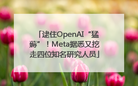 逮住OpenAI“猛薅”！Meta据悉又挖走四位知名研究人员