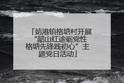 靖港镇格塘村开展“韶山红途砺党性 格塘先锋践初心”主题党日活动