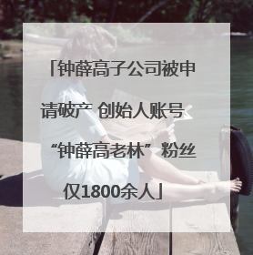 钟薛高子公司被申请破产 创始人账号“钟薛高老林”粉丝仅1800余人
