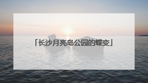 长沙月亮岛公园的蝶变