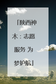陕西神木：志愿服务 为梦护航