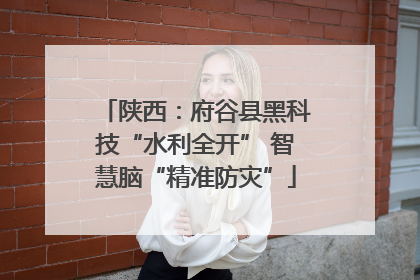 陕西：府谷县黑科技“水利全开” 智慧脑“精准防灾”