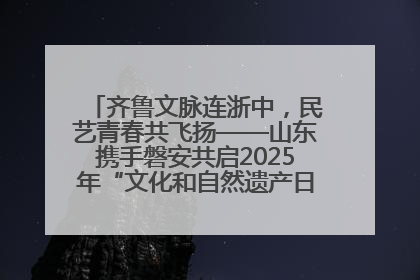 齐鲁文脉连浙中，民艺青春共飞扬——山东携手磐安共启2025年“文化和自然遗产日”系列活动