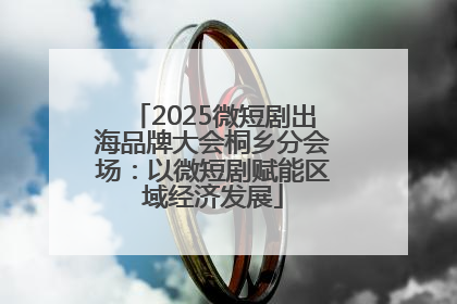 2025微短剧出海品牌大会桐乡分会场：以微短剧赋能区域经济发展