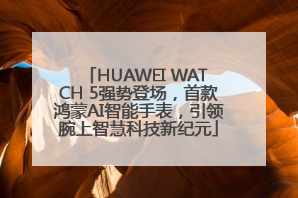 HUAWEI WATCH 5强势登场，首款鸿蒙AI智能手表，引领腕上智慧科技新纪元